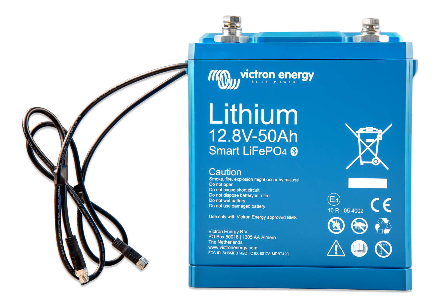 Victron - LiFePO4 Battery 12,8V/50Ah Smart *Available until stock 0* [BAT512050610]