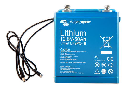 Victron - LiFePO4 Battery 12,8V/50Ah Smart *Available until stock 0* [BAT512050610]