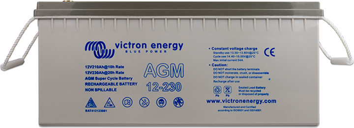 Victron - 12V/60Ah AGM Super Cycle Batt. (M6) [BAT412060082]