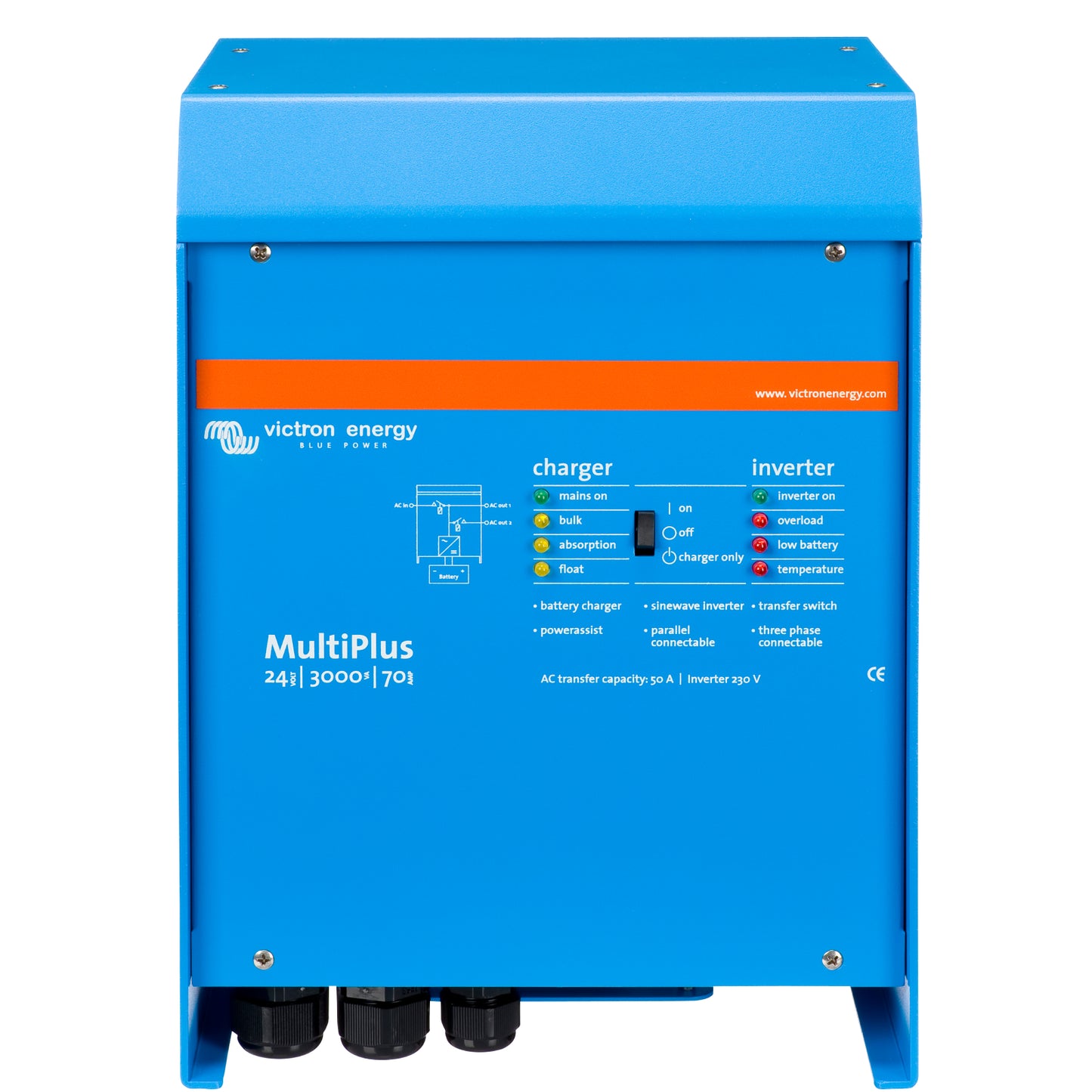 Victron - MultiPlus 24/3000/70-50 230V VE.Bus [PMP242301011]