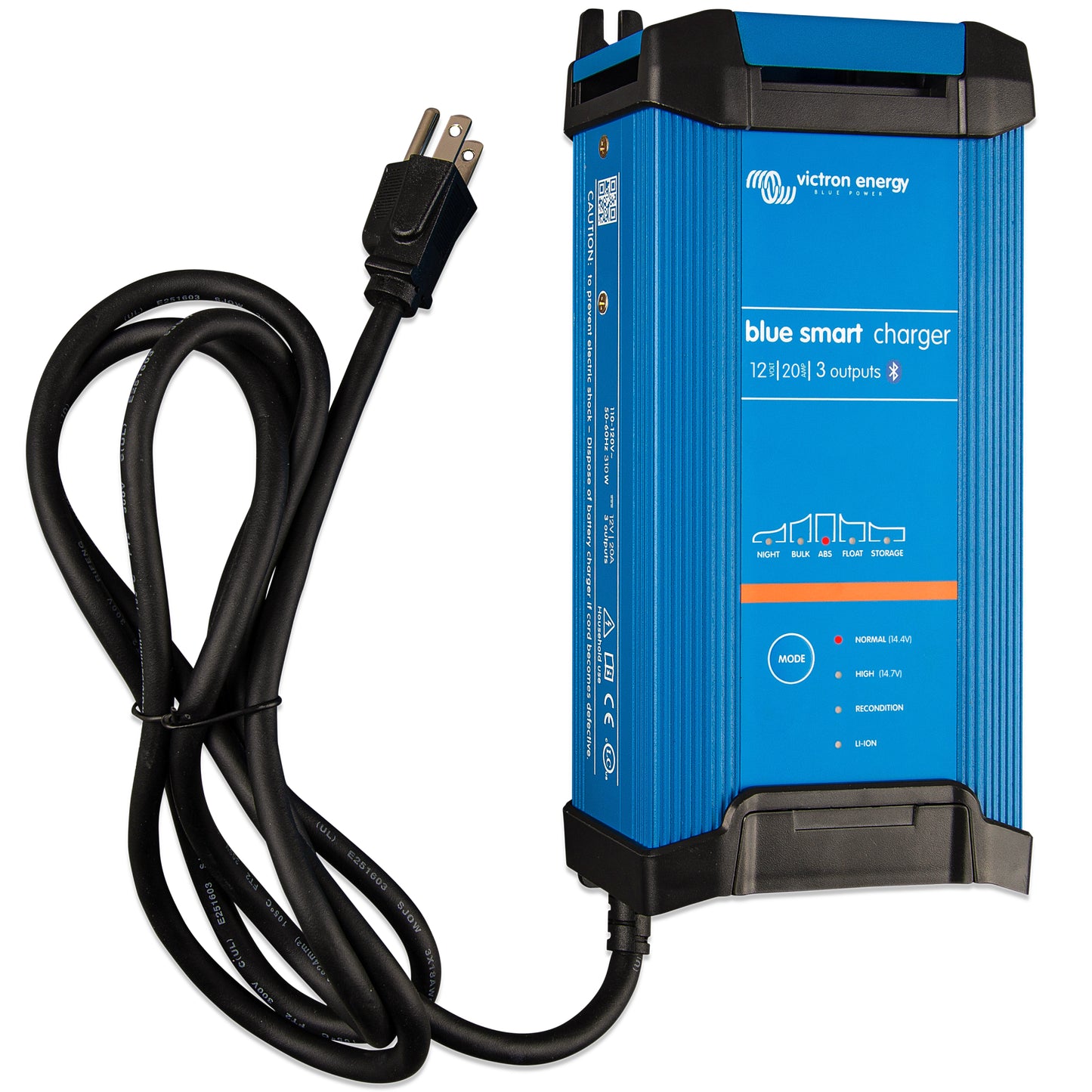Victron - Blue Smart IP22 Charger 12/20(3) 120V NEMA 5-15 [BPC122046102]