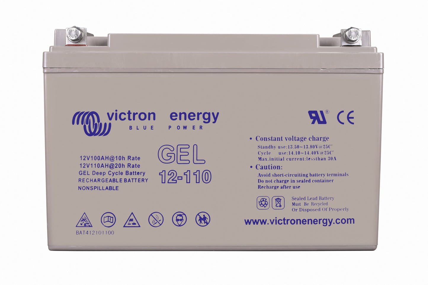 Victron - 12V/110Ah Gel Deep Cycle Batt. [BAT412101104]