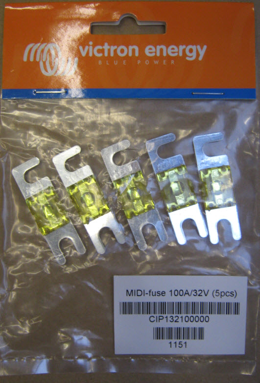 Victron - MIDI-fuse 100A/32V (package of 5 pcs) [CIP132100010]