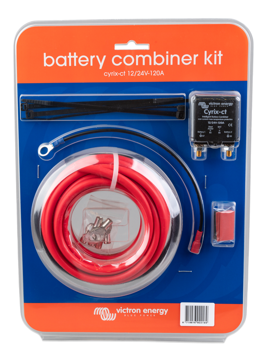 Victron - Cyrix-ct 12/24V-120A Battery Combiner Kit Retail [CYR010120110R]