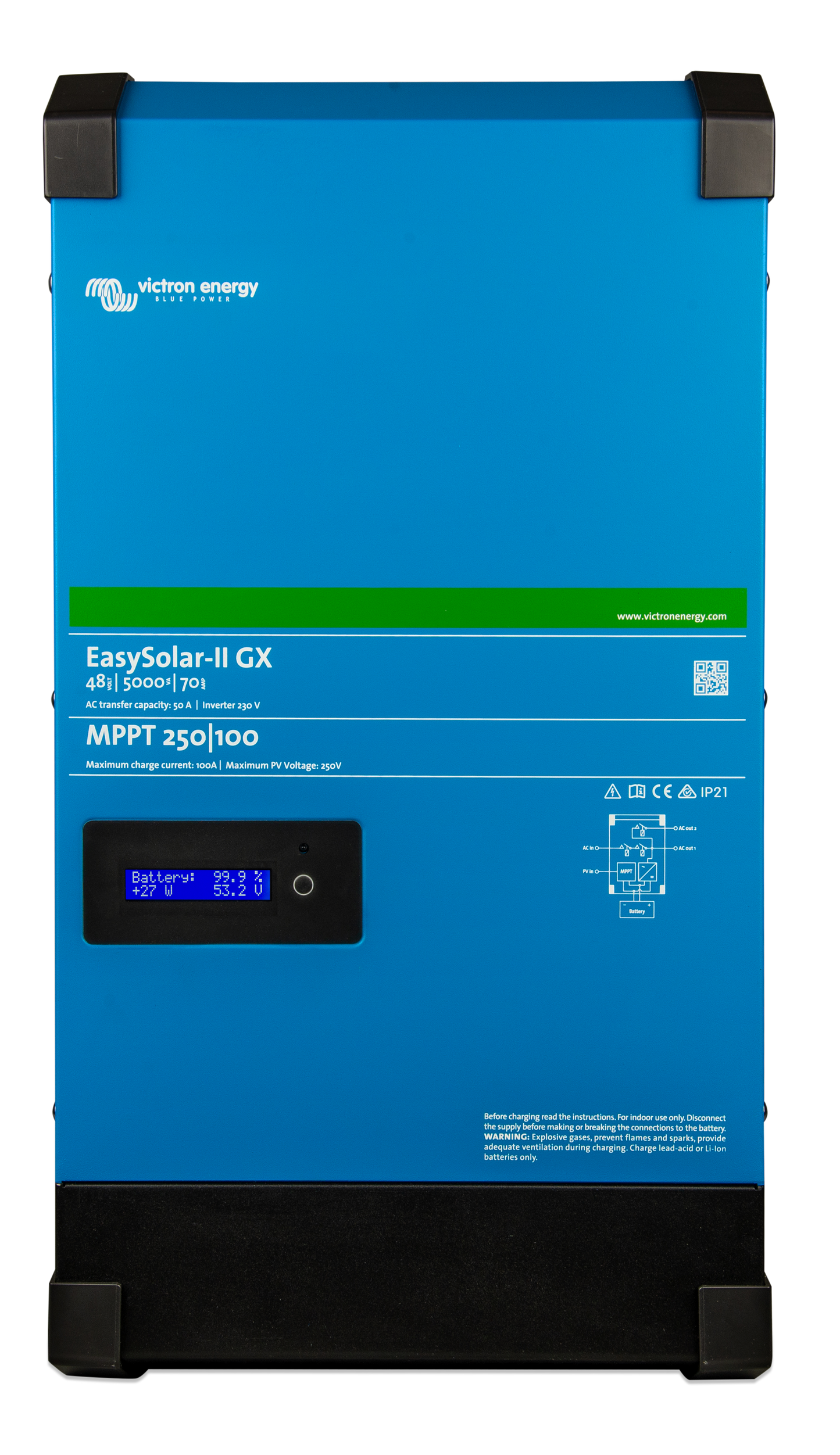 Victron - EasySolar-II 48/5000/70-50 MPPT 250/100 GX [PMP482507010]