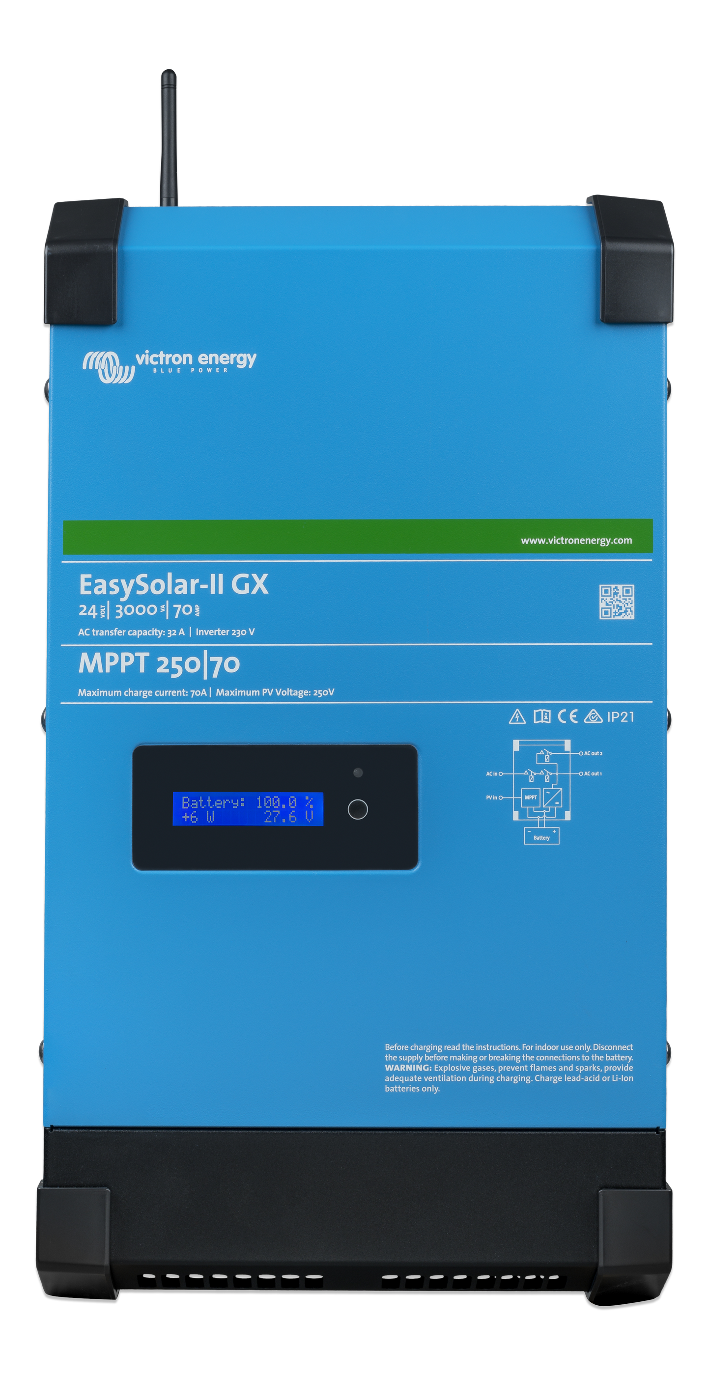Victron - EasySolar-II 24/3000/70-32 MPPT 250/70 GX [PMP242307010]