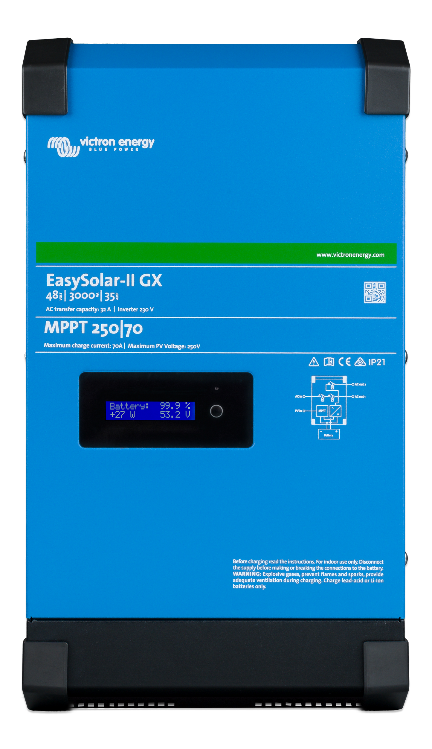 Victron - EasySolar-II 48/3000/35-32 MPPT 250/70 GX [PMP482307010]