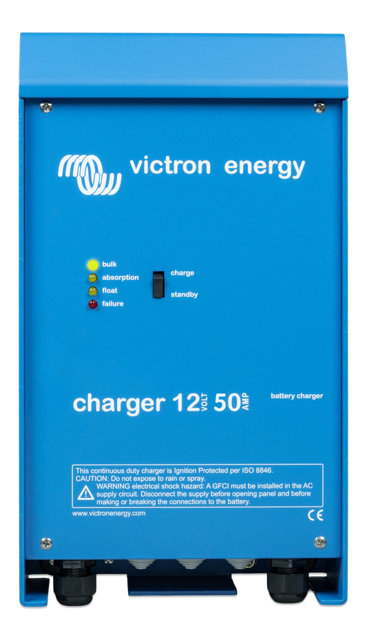 Victron - PhoenixCharger 12/50(2+1) 120-240V*IF 0, order PSC125053095* [PCH012050001]