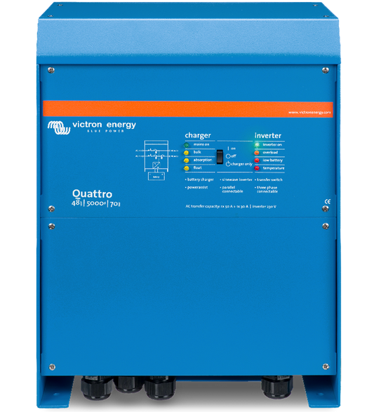 Victron - Quattro 48/10000/140-100/100 120V VE.Bus 50/60Hz [QUA483100300]