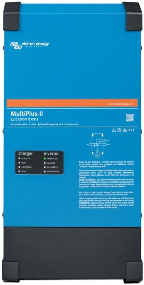 Victron - MultiPlus-II 24/3000/70-50 2x120V *If 0, order PMP242305132* [PMP242305130]