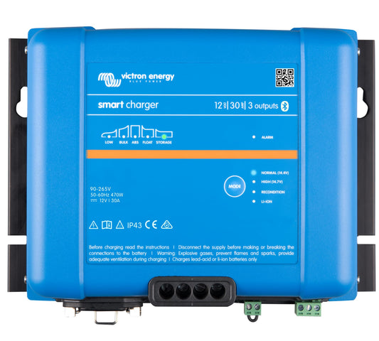 Victron - Smart IP43 Charger 12/30(3) 120-240V [PSC123053095]