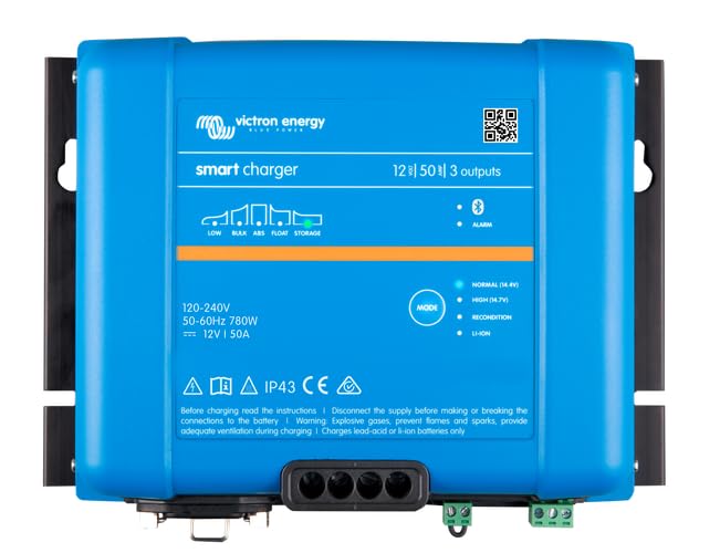 Victron - Smart IP43 Charger 12/50(3) 120-240V [PSC125053095]