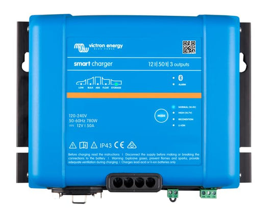 Victron - Smart IP43 Charger 12/50(3) 120-240V [PSC125053095]