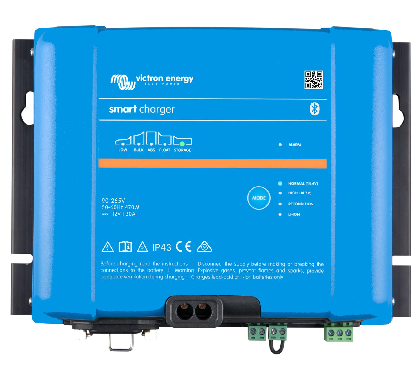 Victron - Ph.Smart IP43 Charger 24/16(3) 230V*Available until stock 0* [PSC241653085]