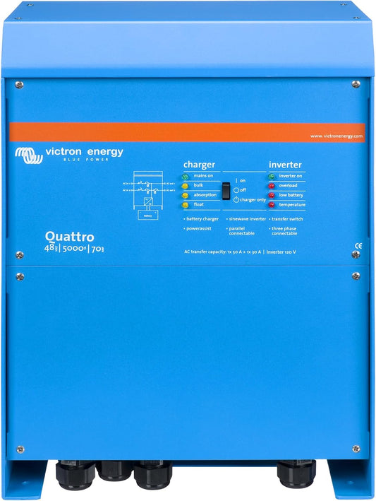 Victron - Quattro 48/5000/70-100/100 120V VE.Bus [QUA485021100]