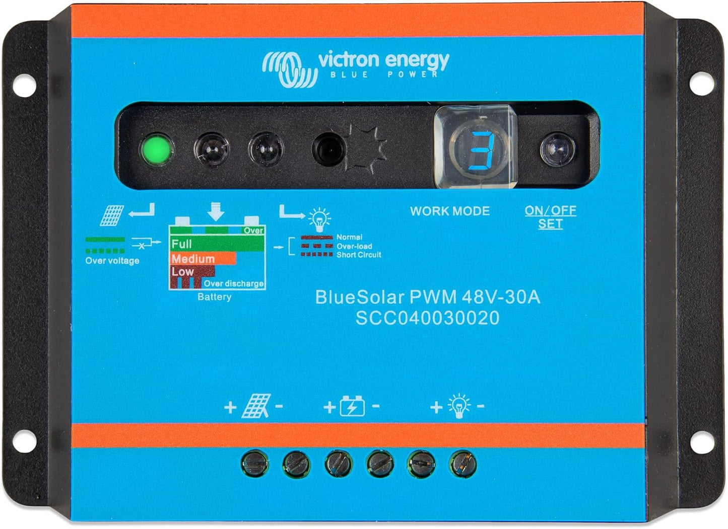 Victron - BlueSolar PWM-Light Contr 48V-30A*If 0, order SCC040030050* [SCC040030020]